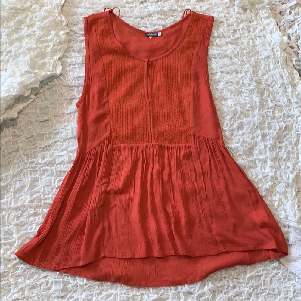 Orange tank top